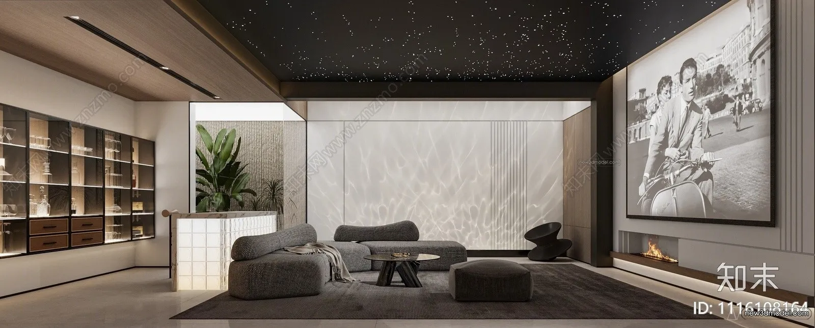 Home Theater - 3D Interior Scene - 3D Models - 001