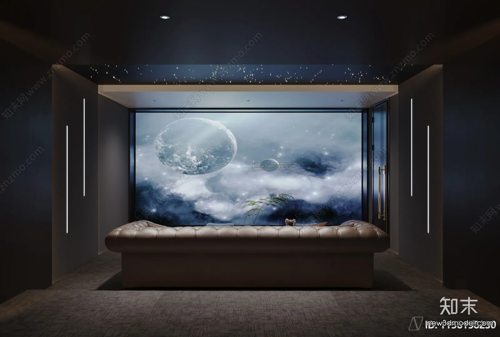 Home Theater - 3D Interior Scene - 3D Models - 107