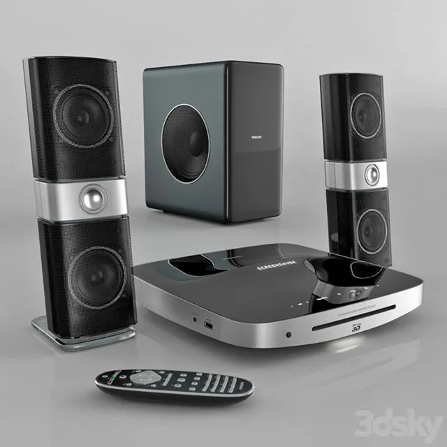Home Theater 3D Model