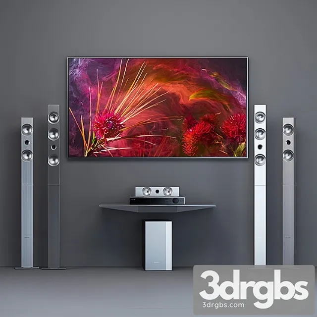 Home theater samsung ht-f9750w + tv samsung frame