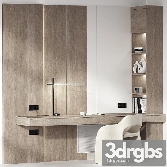 Home Workplace 3D Model Free