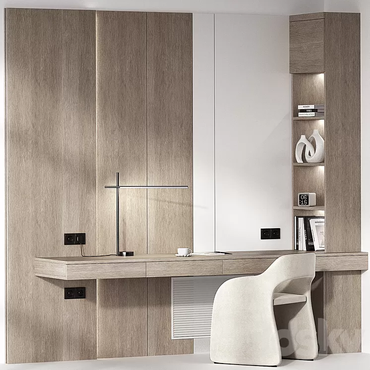 home workplace 3D Model Free