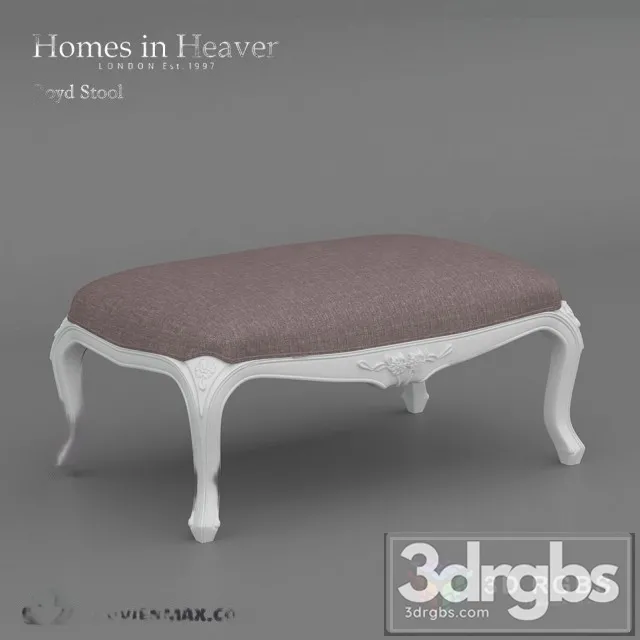 Homes In Heaven Boyd Stool 3D Model Free