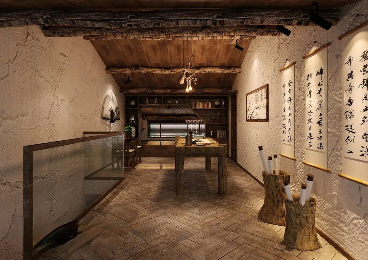 Homestay 3D Interior Scene - 3D Models - 014