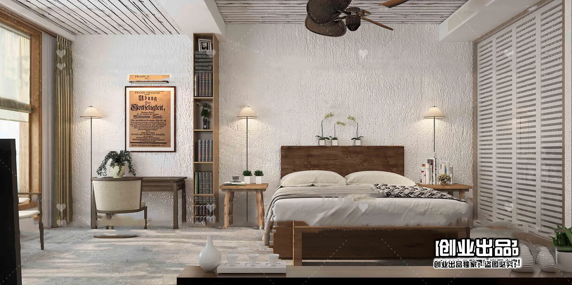 Homestay 3D Interior Scene - 3D Models - 021