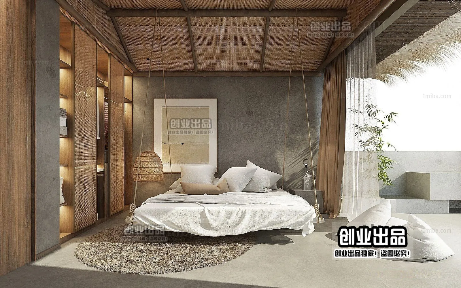 Homestay 3D Interior Scene - 3D Models - 026