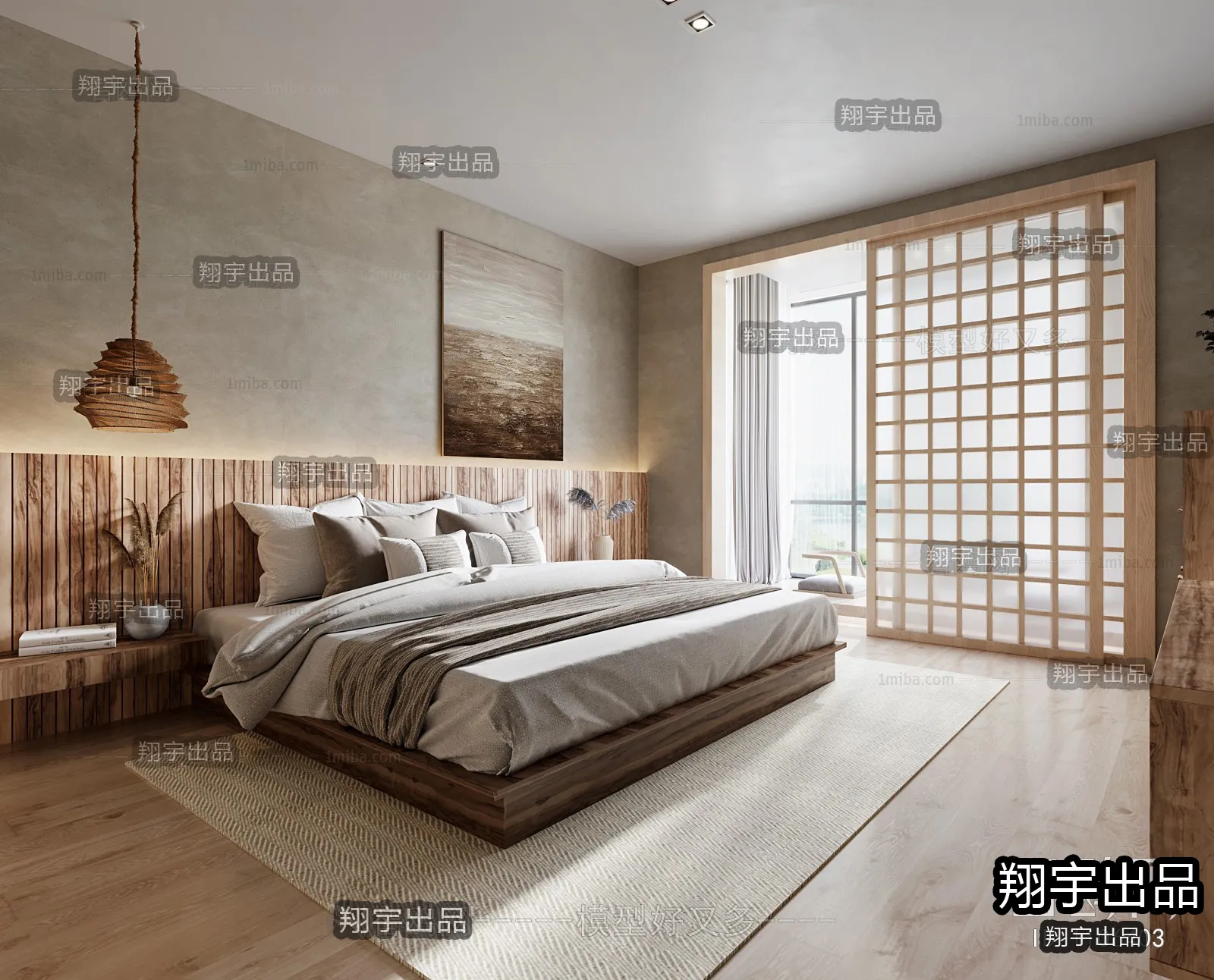 Homestay 3D Interior Scene - 3D Models - 032