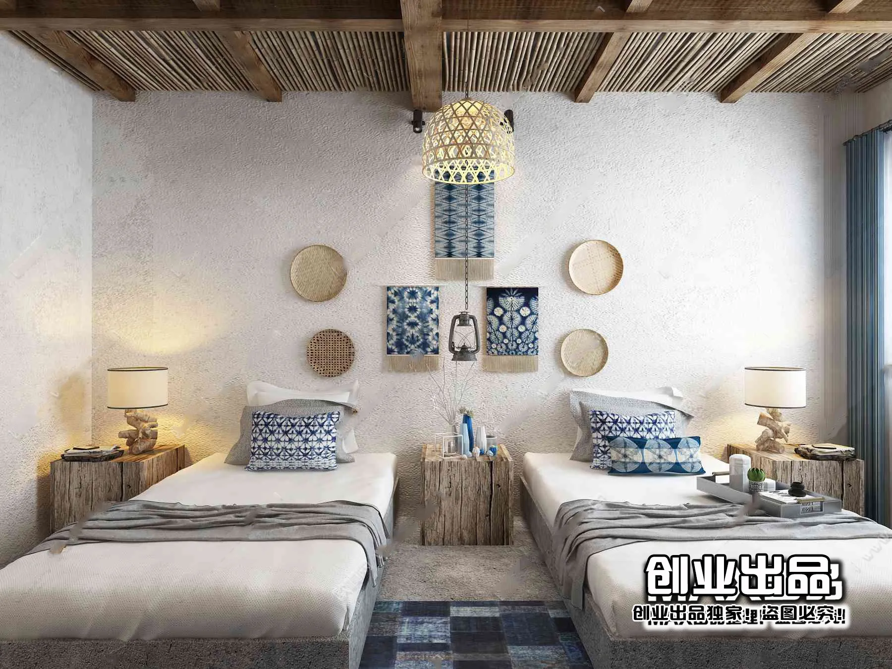 Homestay 3D Interior Scene - 3D Models - 041