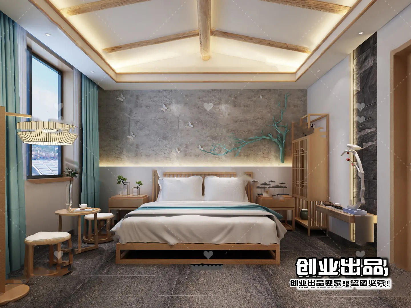 Homestay 3D Interior Scene - 3D Models - 050