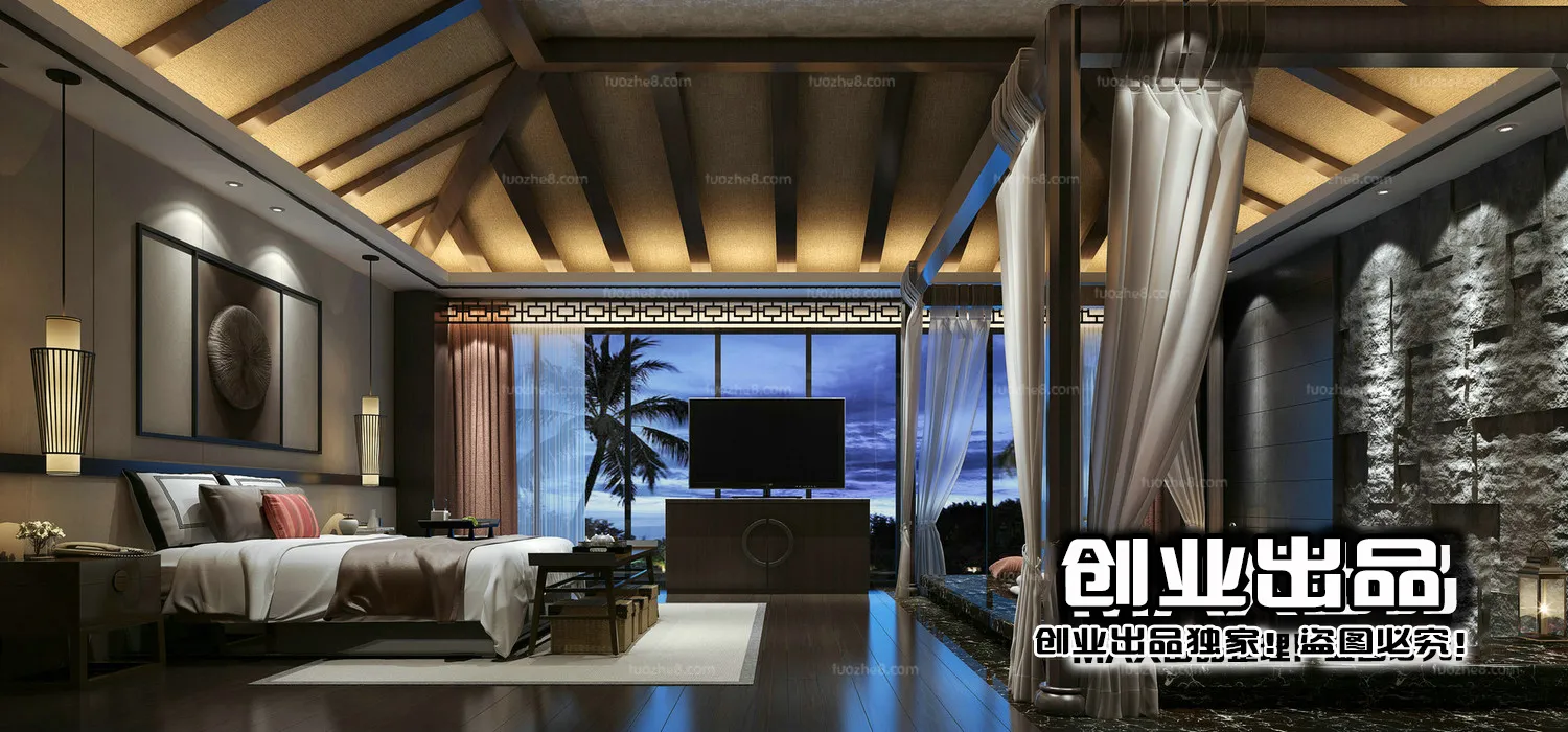 Homestay 3D Interior Scene - 3D Models - 071