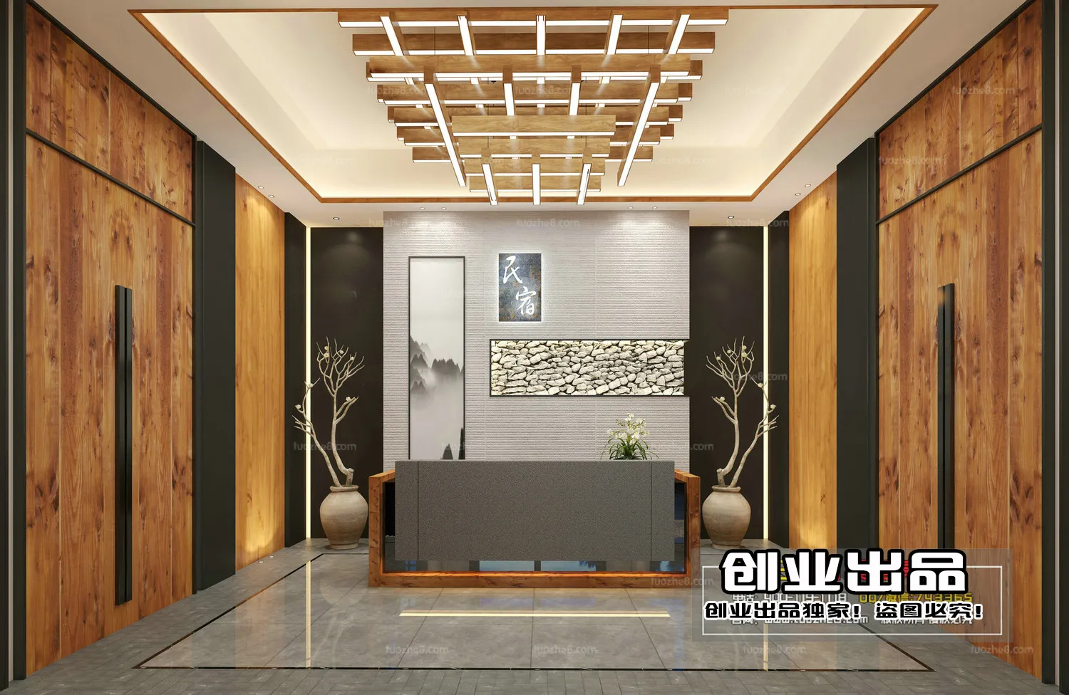 Homestay 3D Interior Scene - 3D Models - 074