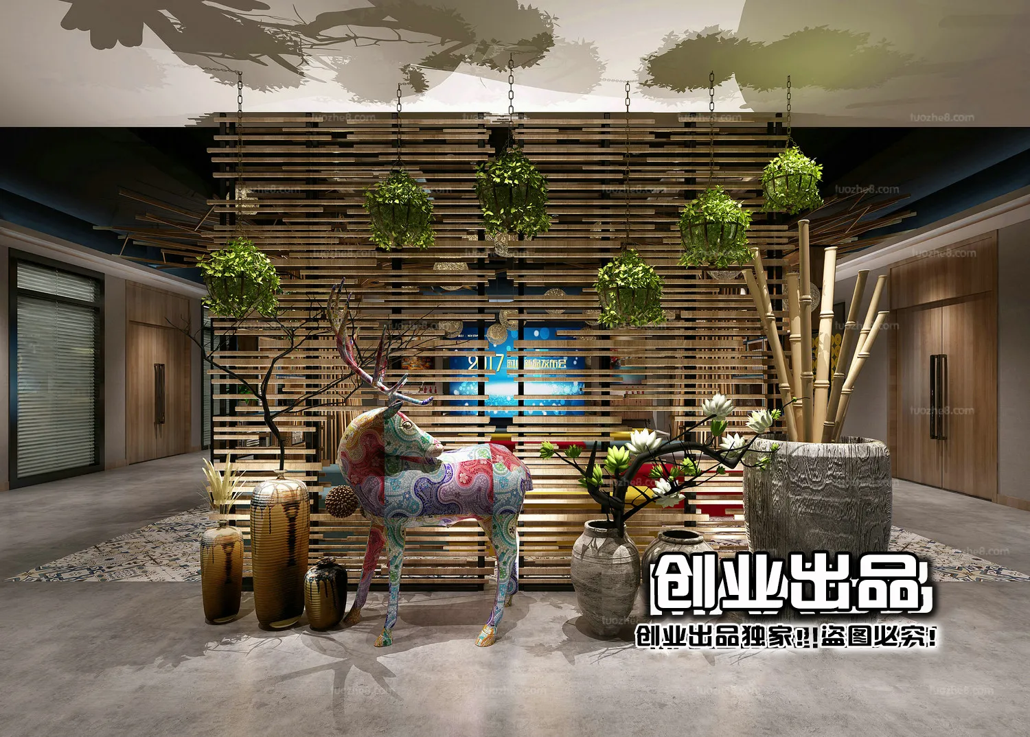 Homestay 3D Interior Scene - 3D Models - 081