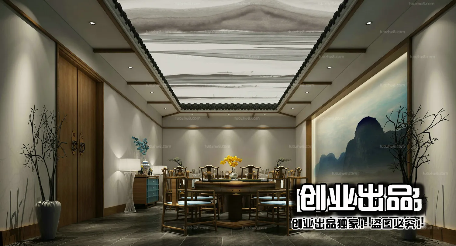 Homestay 3D Interior Scene - 3D Models - 085