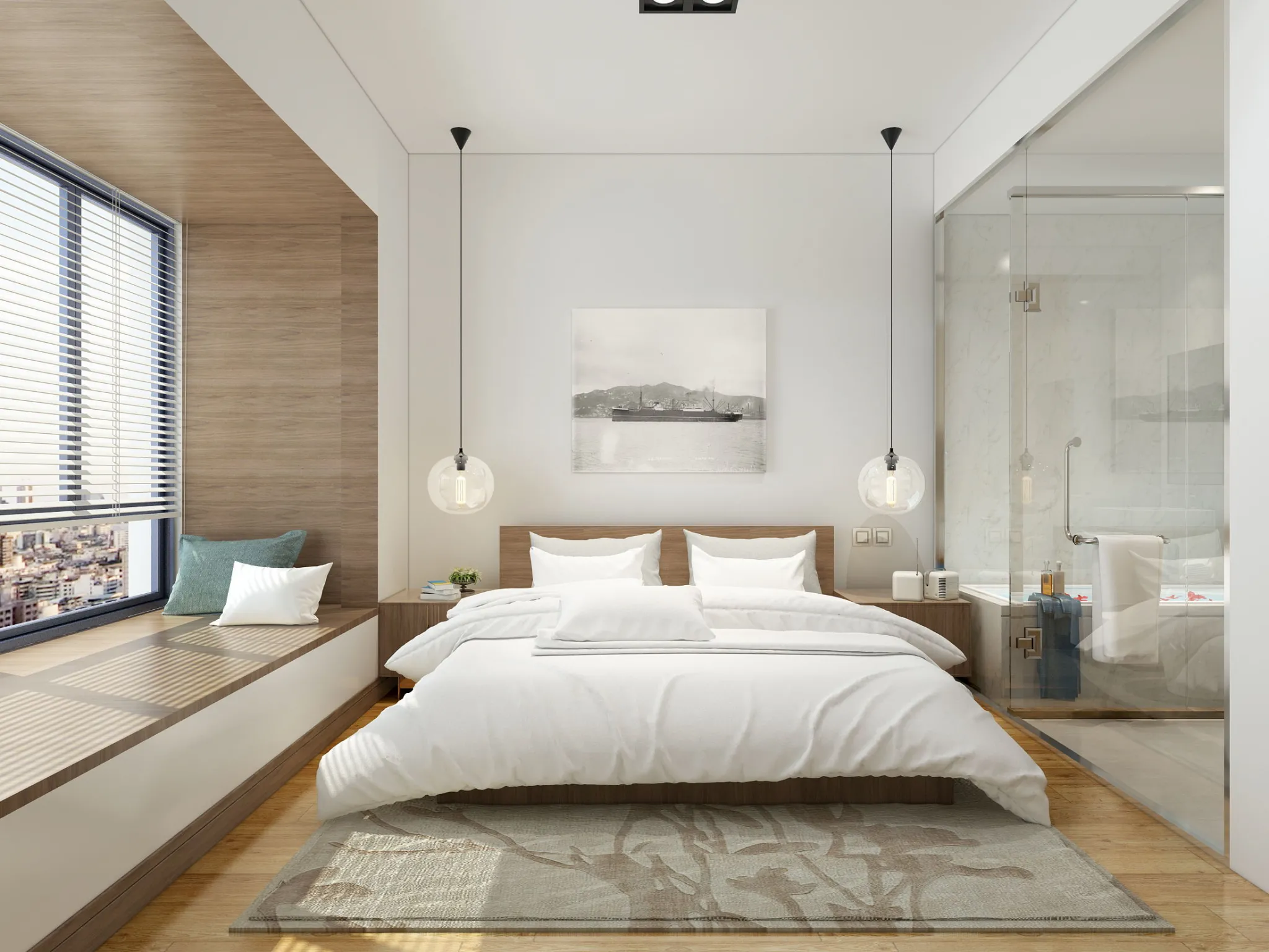 Homestay 3D Interior Scene - 3D Models - 093