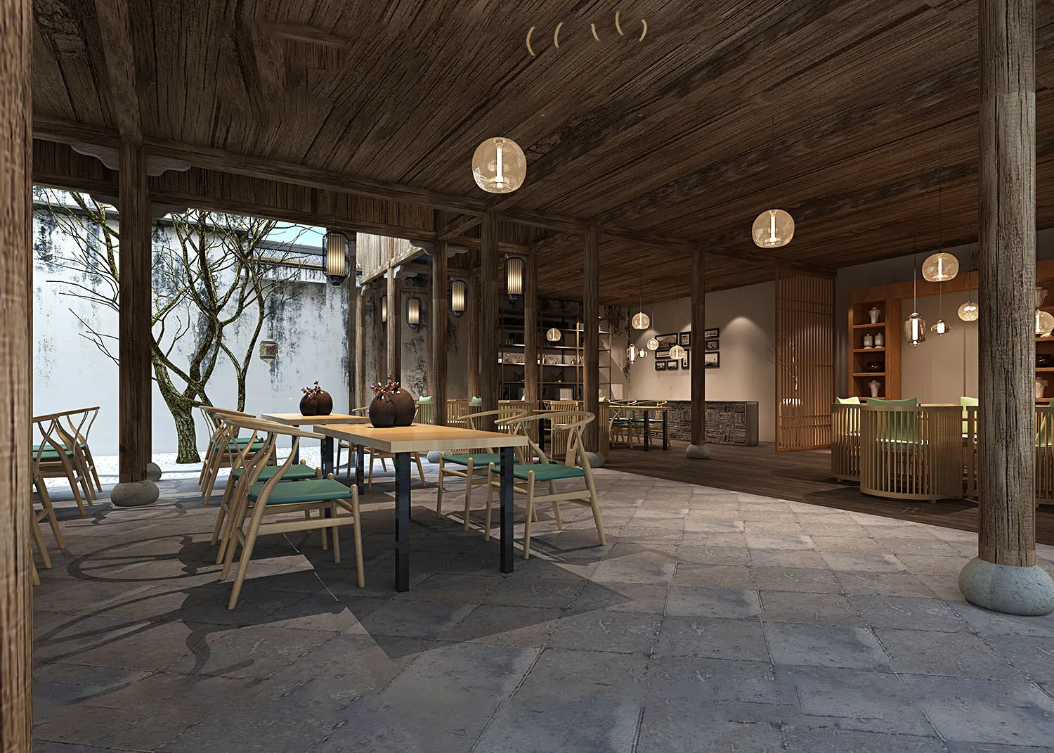 Homestay 3D Interior Scene - 3D Models - 099