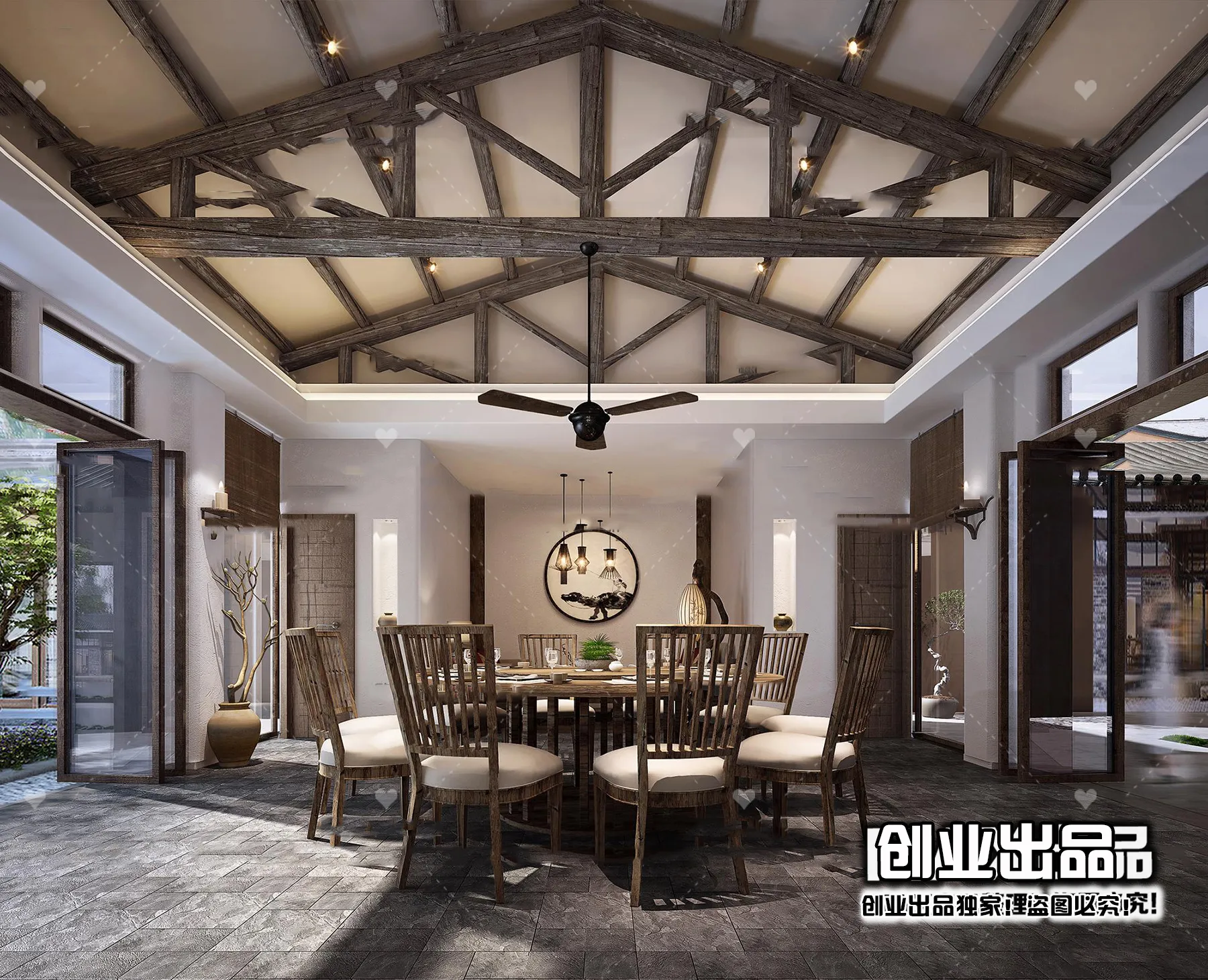 Homestay 3D Interior Scene - 3D Models - 102