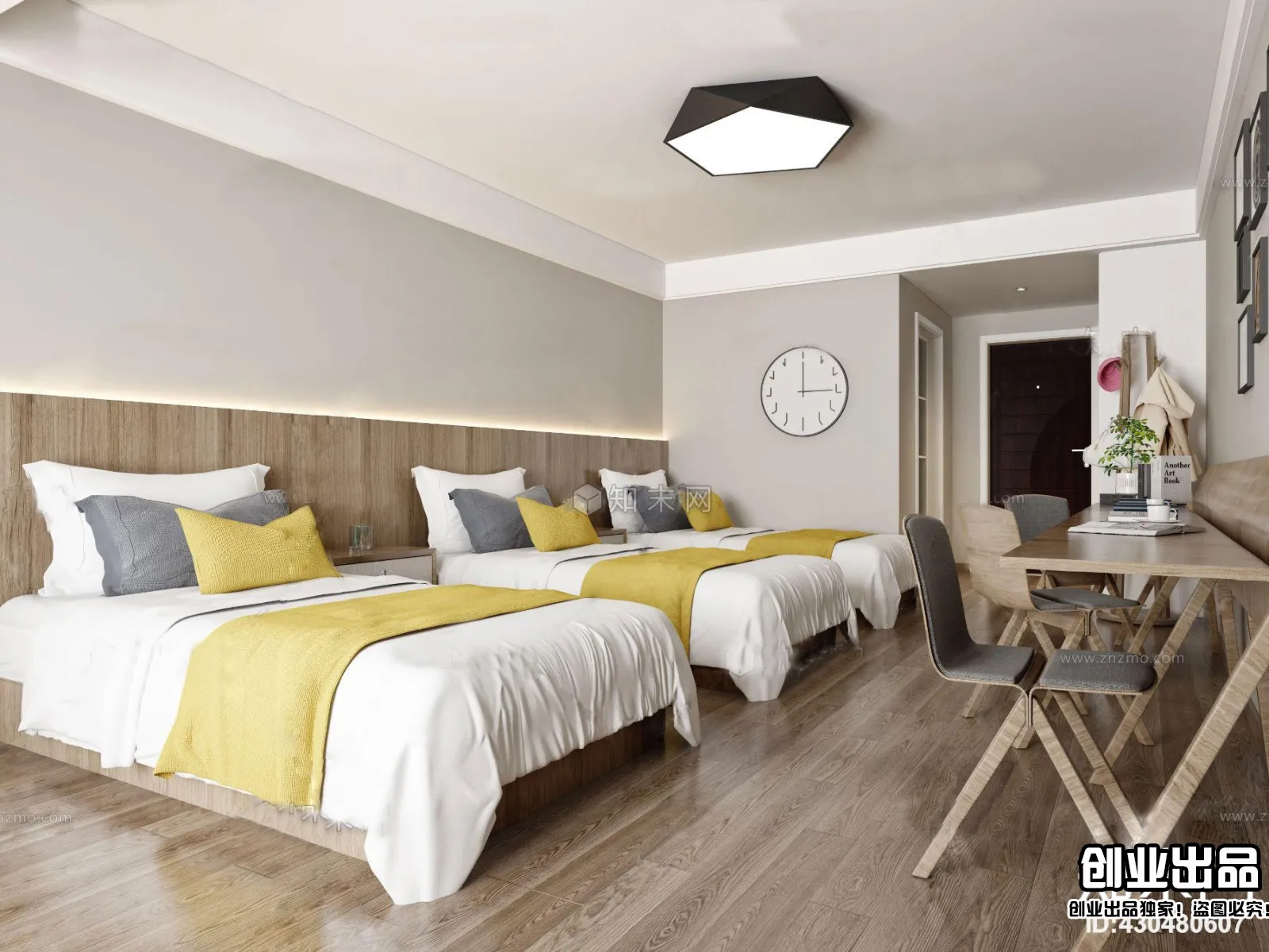 Homestay 3D Interior Scene - 3D Models - 103