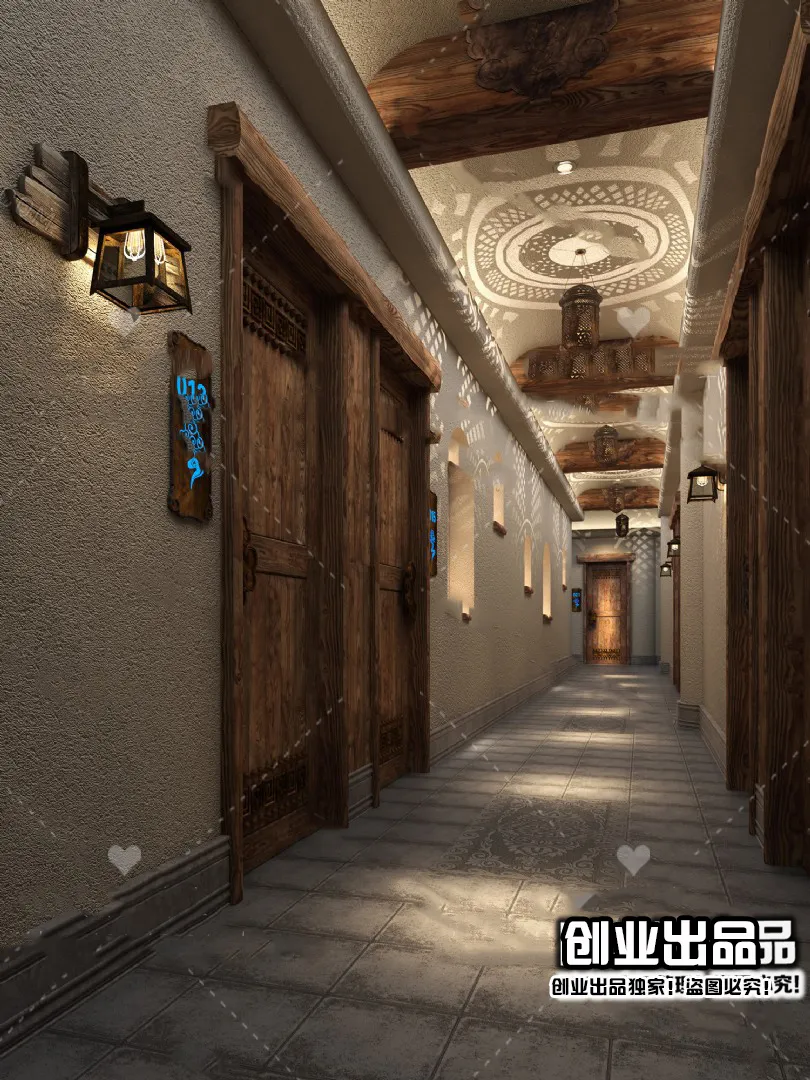 Homestay 3D Interior Scene - 3D Models - 105