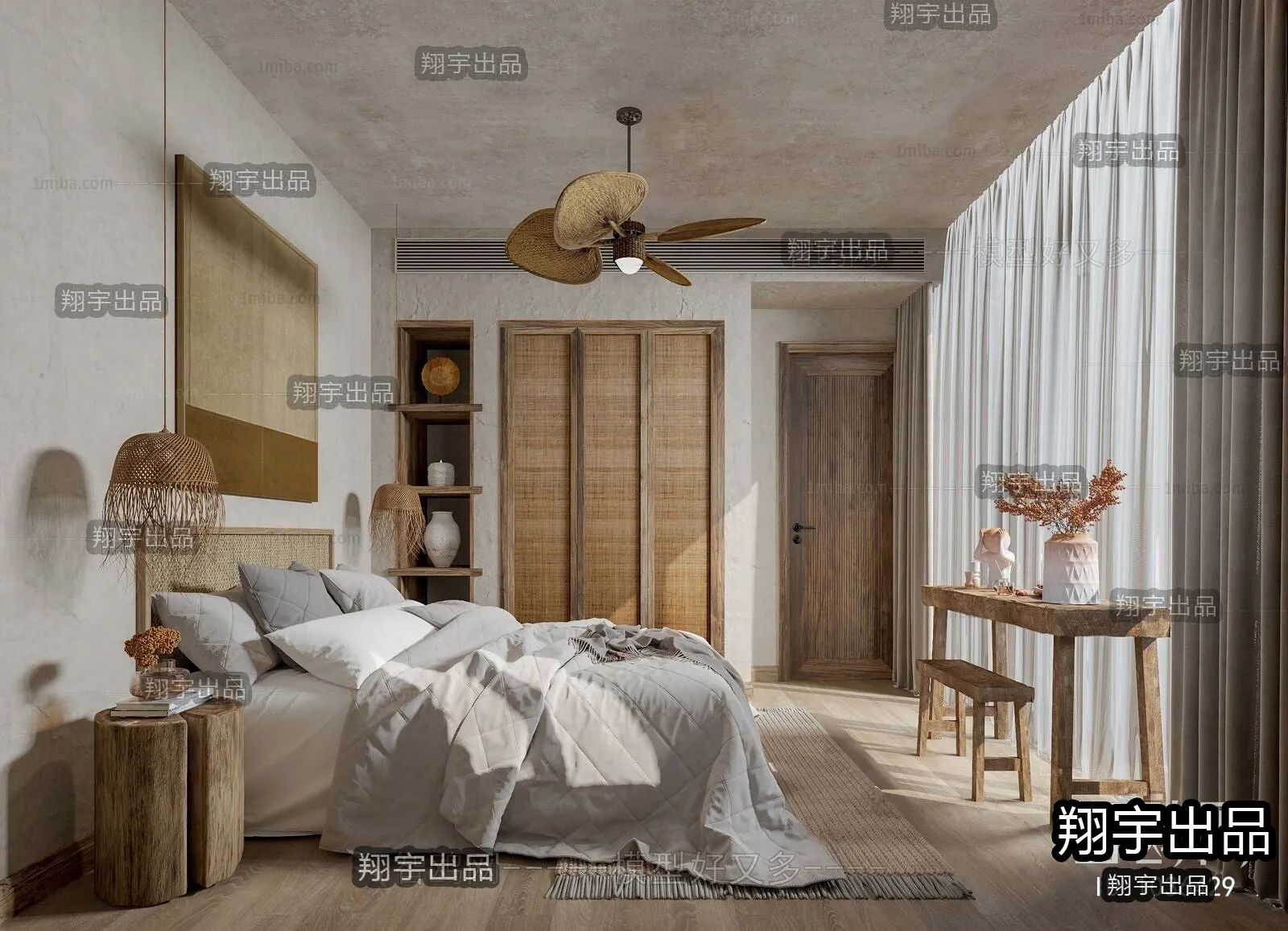 Homestay 3D Interior Scene - 3D Models - 109