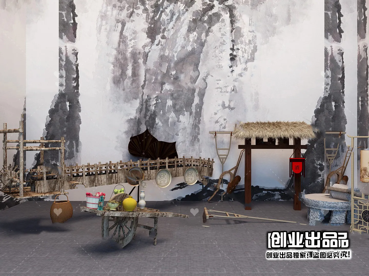 Homestay 3D Interior Scene - 3D Models - 111