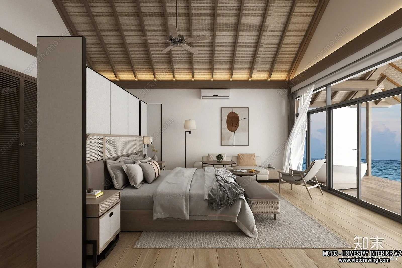 Homestay 3D Interior Scene - 3D Models - 247