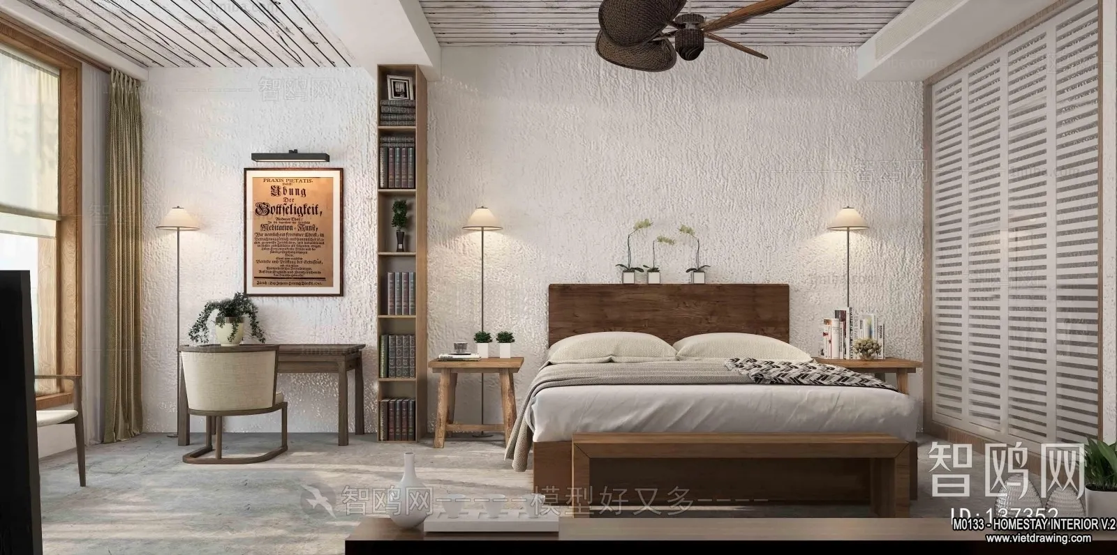 Homestay 3D Interior Scene - 3D Models - 265