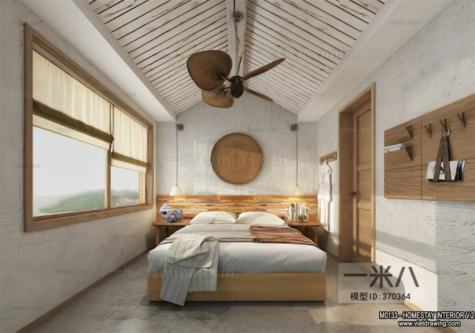 Homestay 3D Interior Scene - 3D Models - 267