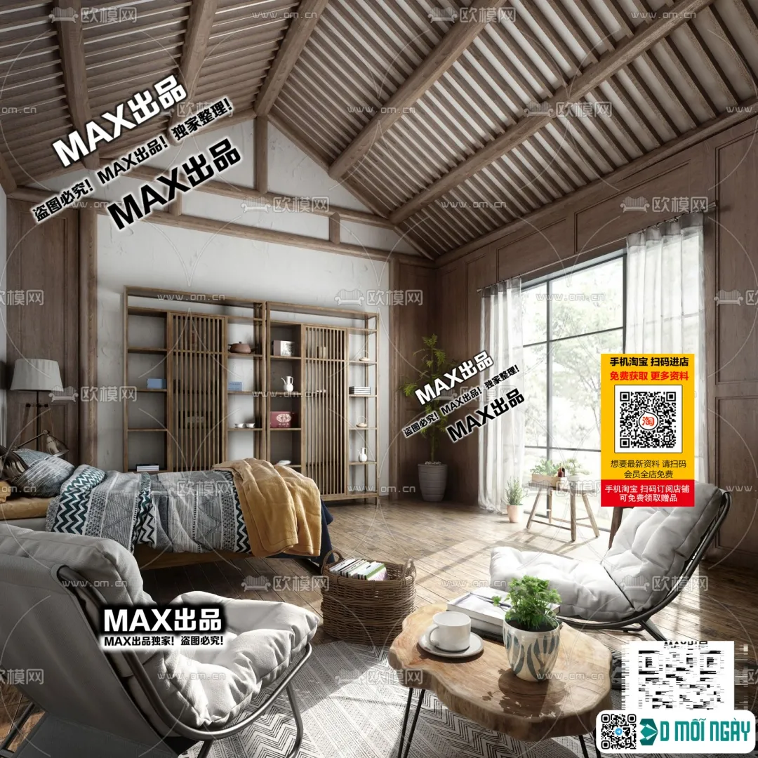 Homestay 3d models - 002 - 3836