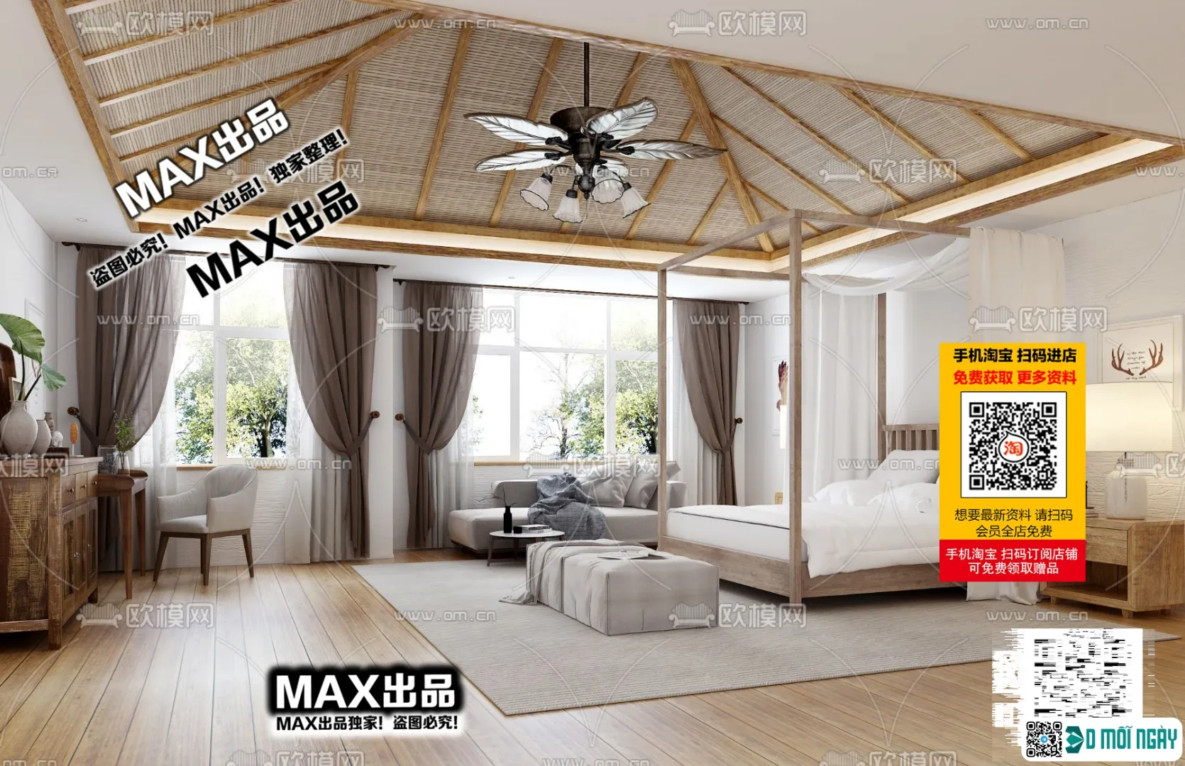 Homestay 3d models - 004 - 3838