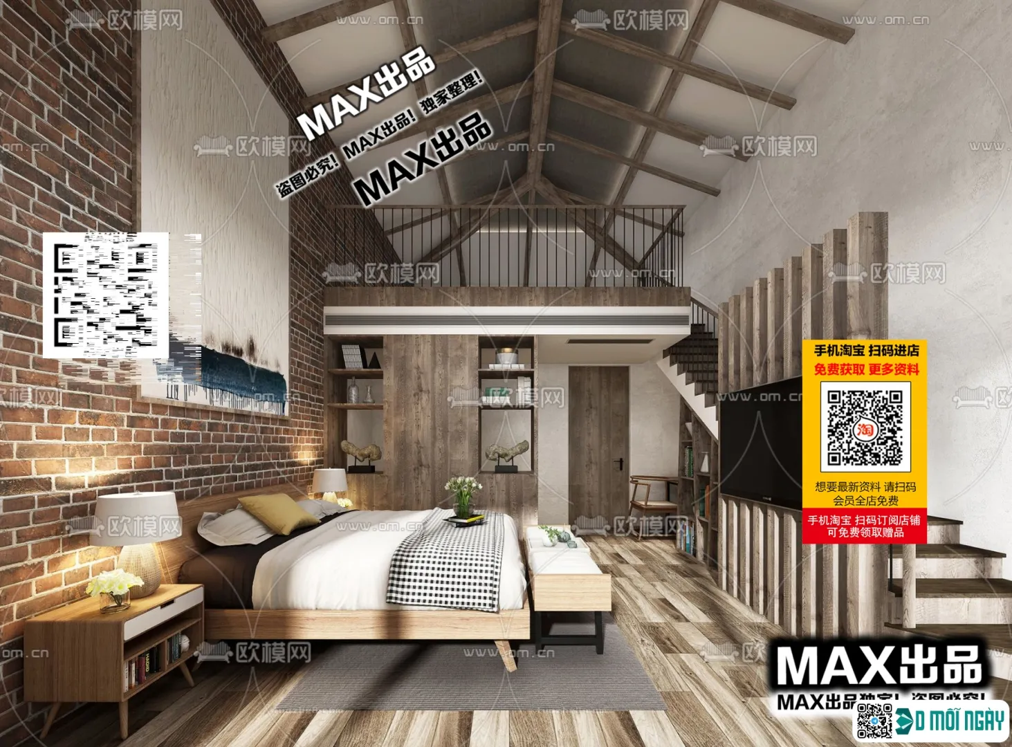 Homestay 3d models - 009 - 3843