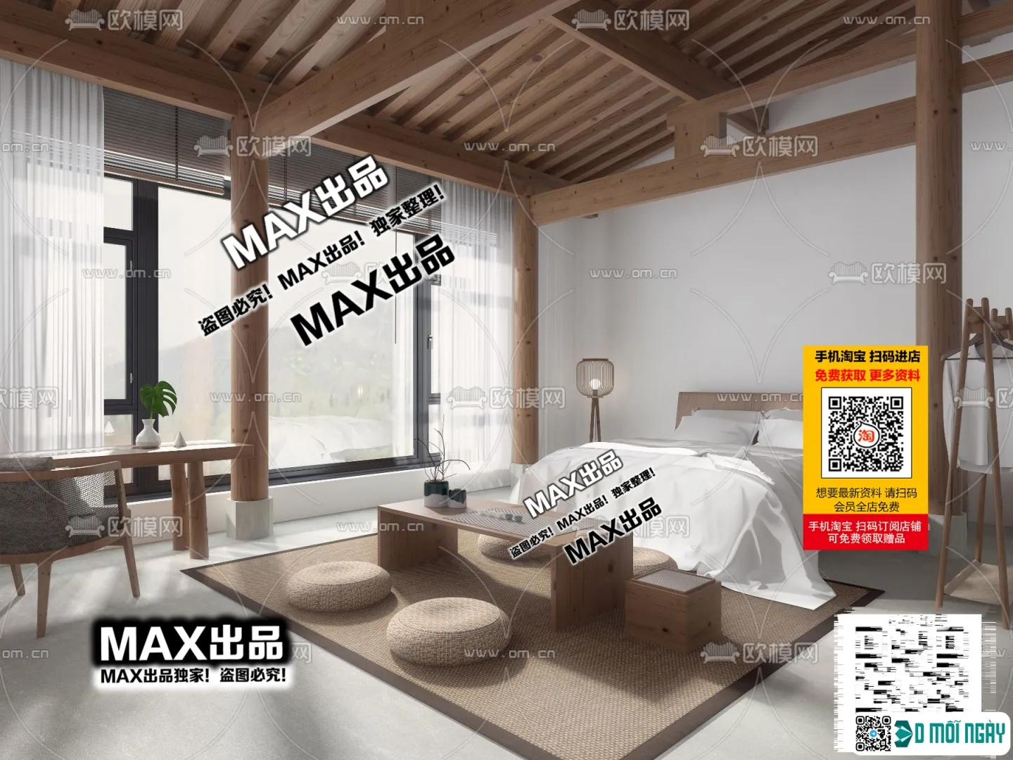 Homestay 3d models - 010 - 3844