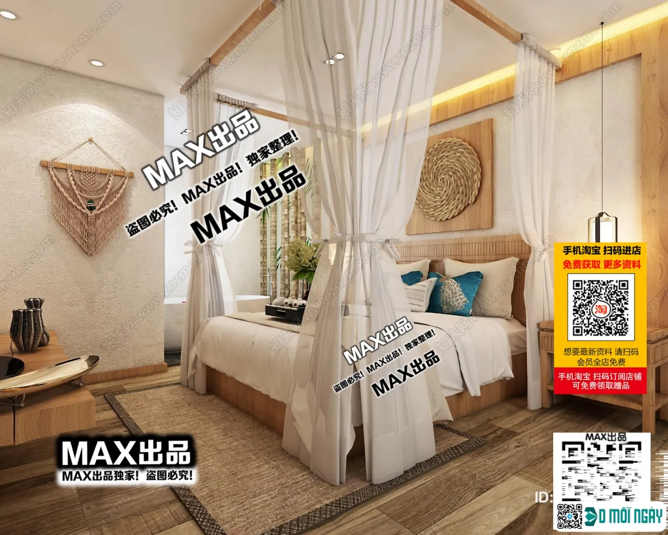 Homestay 3d models - 011 - 3845