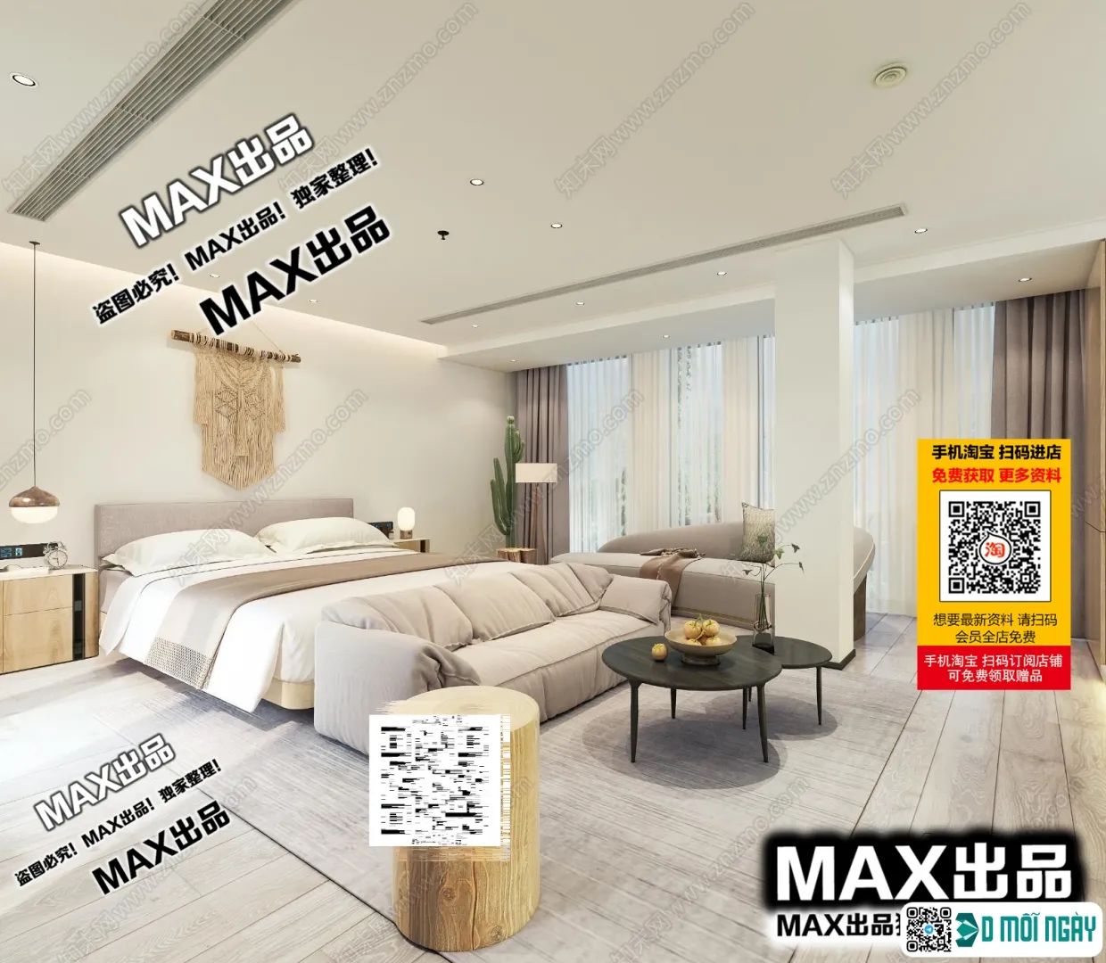 Homestay 3d models - 014 - 3848