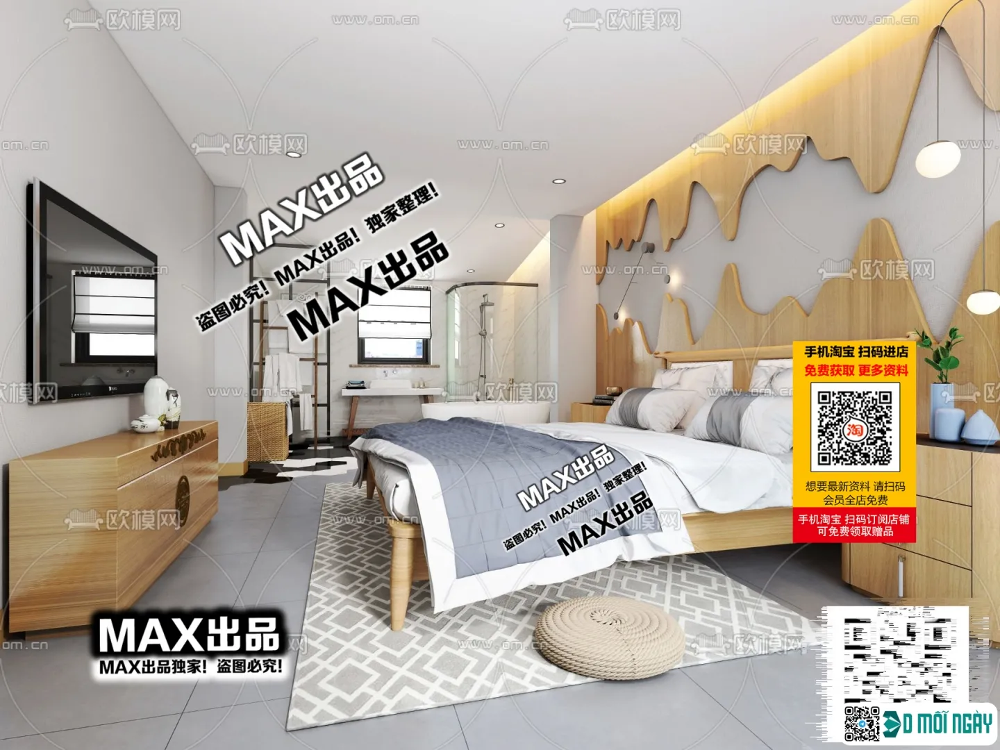 Homestay 3d models - 015 - 3849