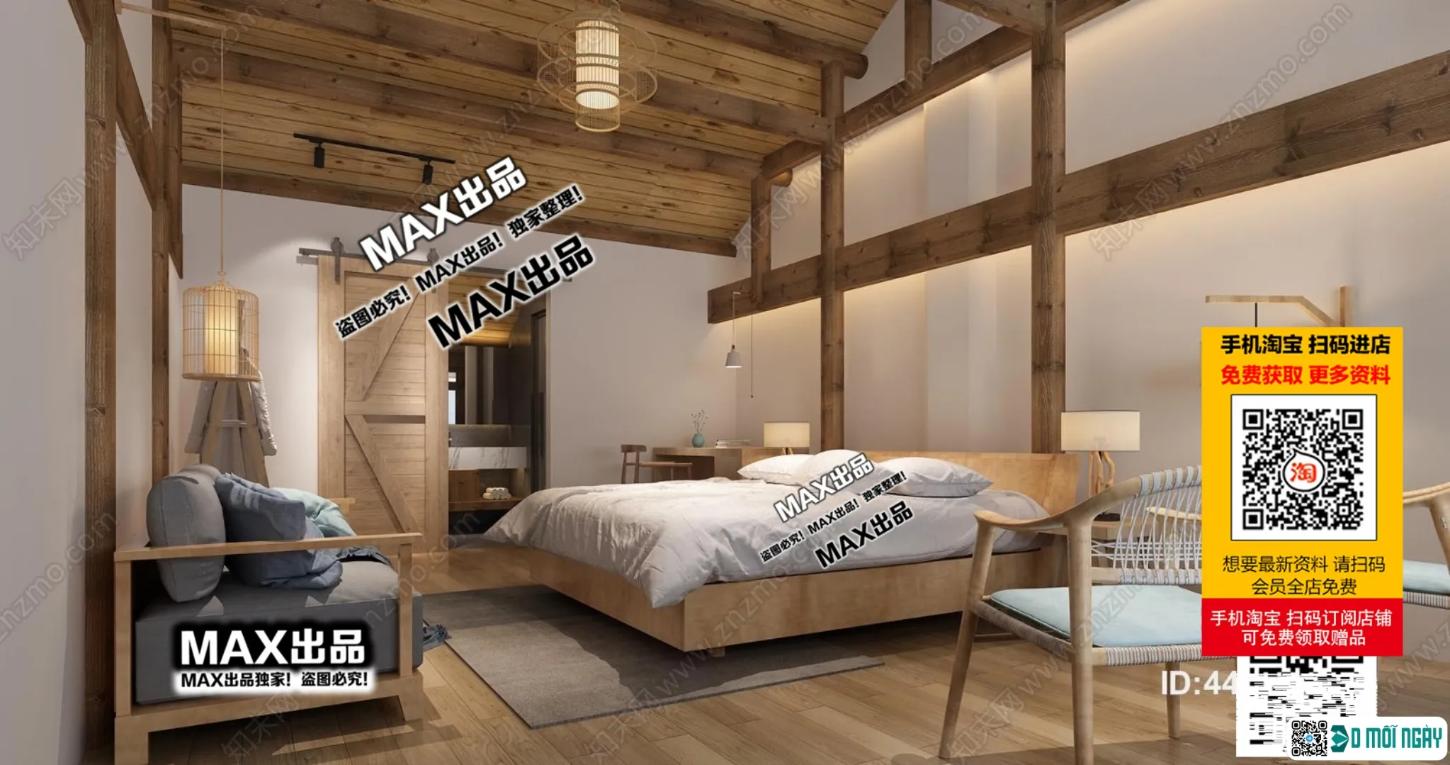 Homestay 3d models - 023 - 3857