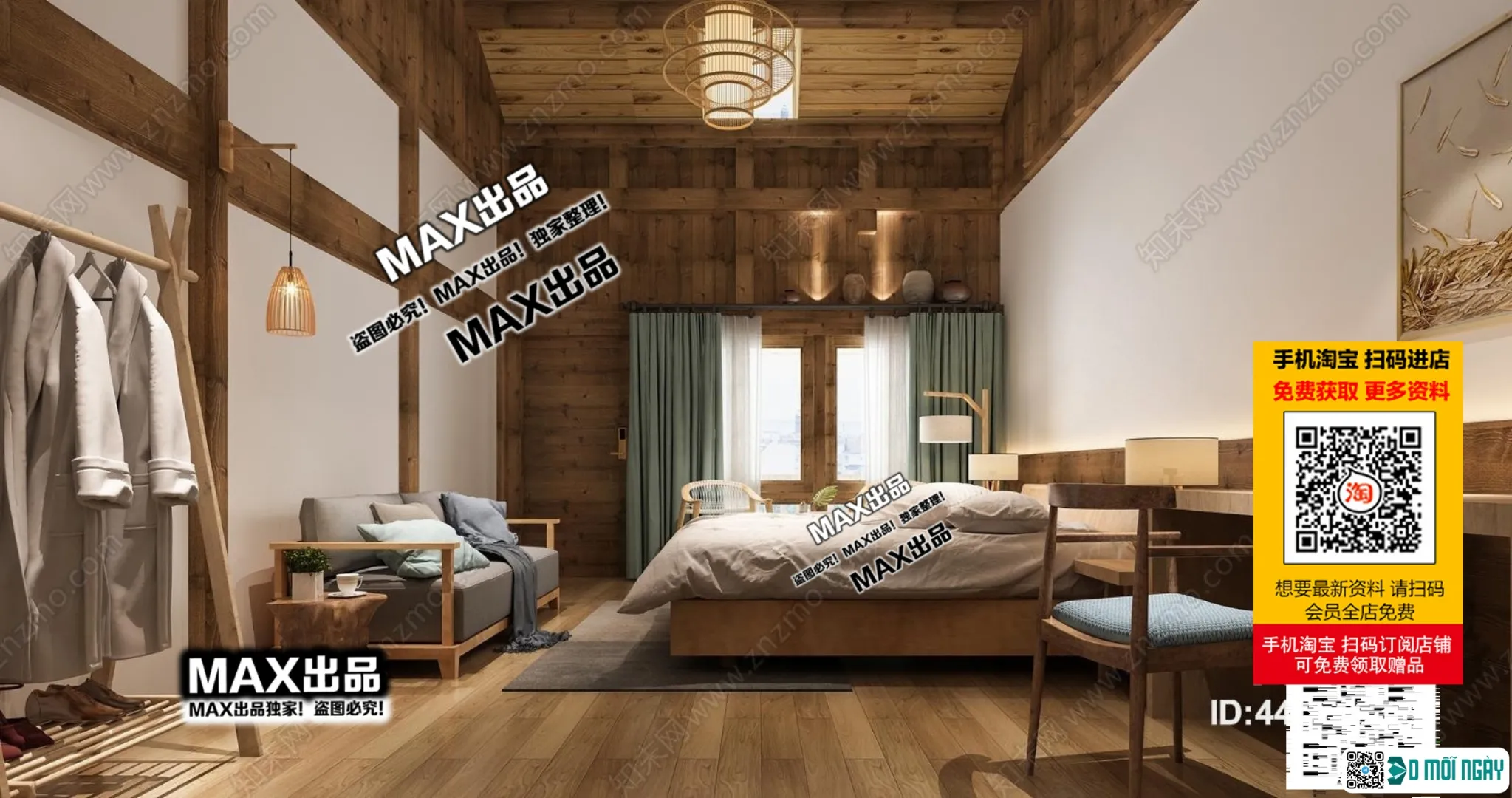 Homestay 3d models - 024 - 3858