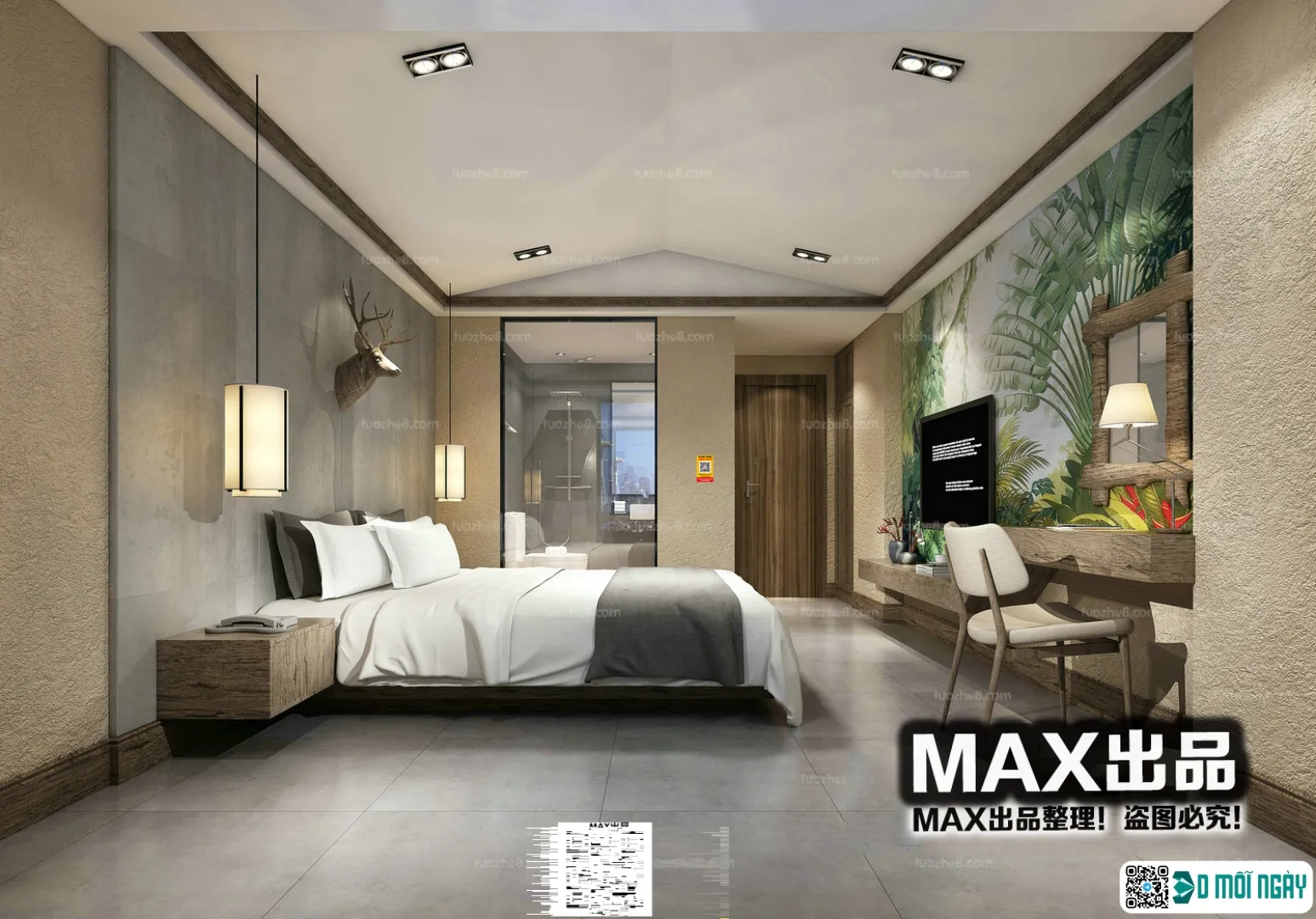 Homestay 3d models - 030 - 3864