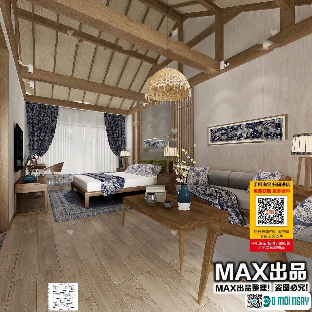 Homestay 3d models - 033 - 3867
