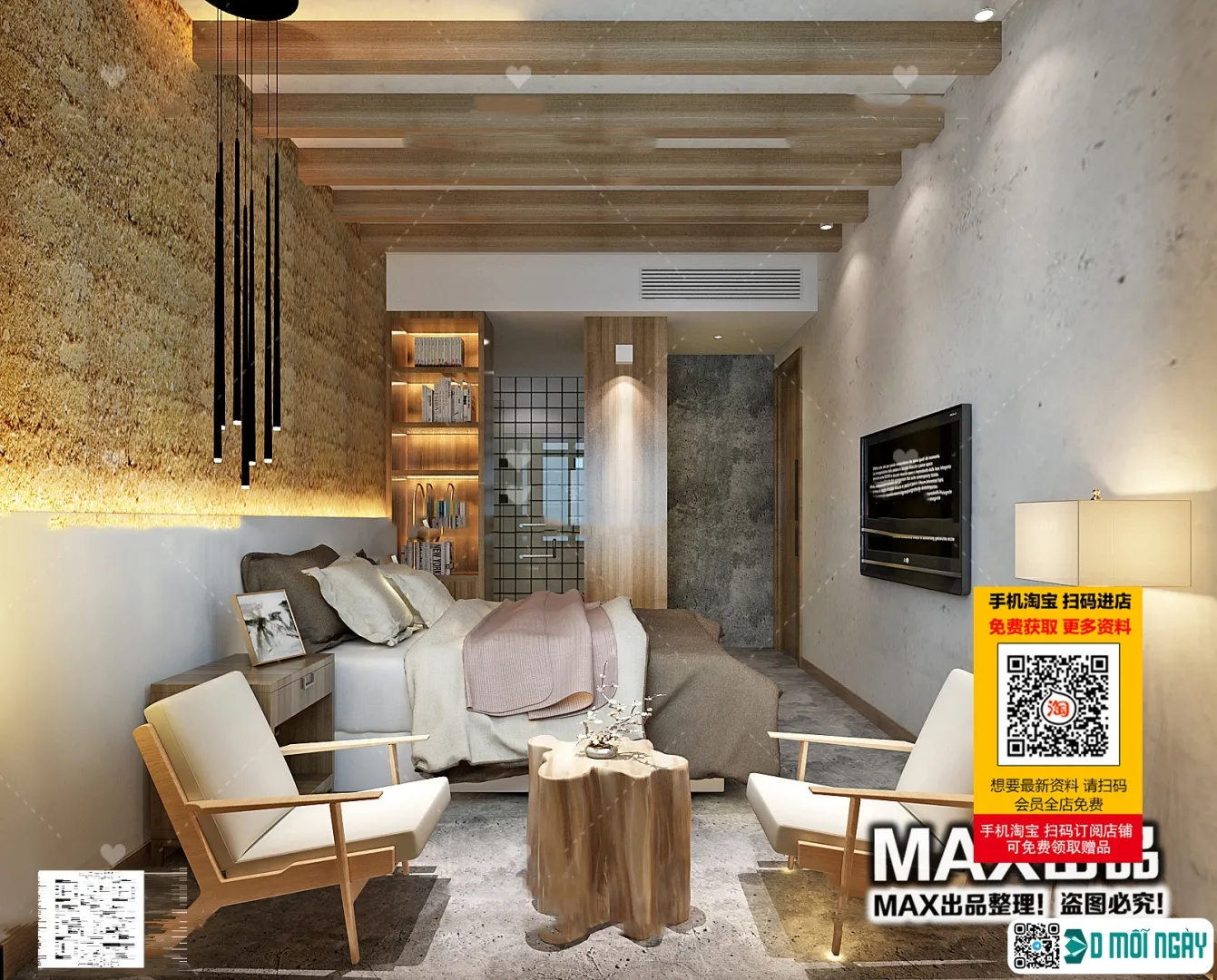 Homestay 3d models - 051 - 3885