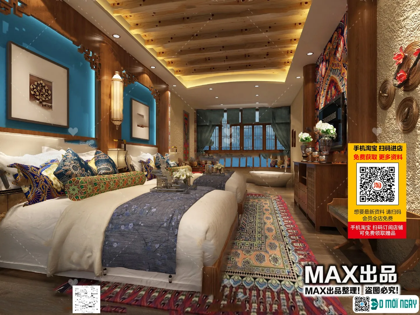 Homestay 3d models - 053 - 3887