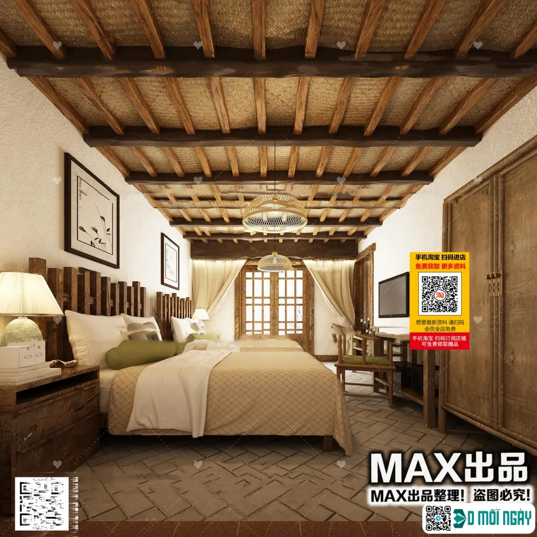 Homestay 3d models - 059 - 3893