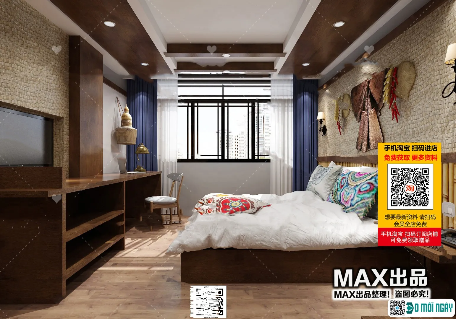 Homestay 3d models - 060 - 3894