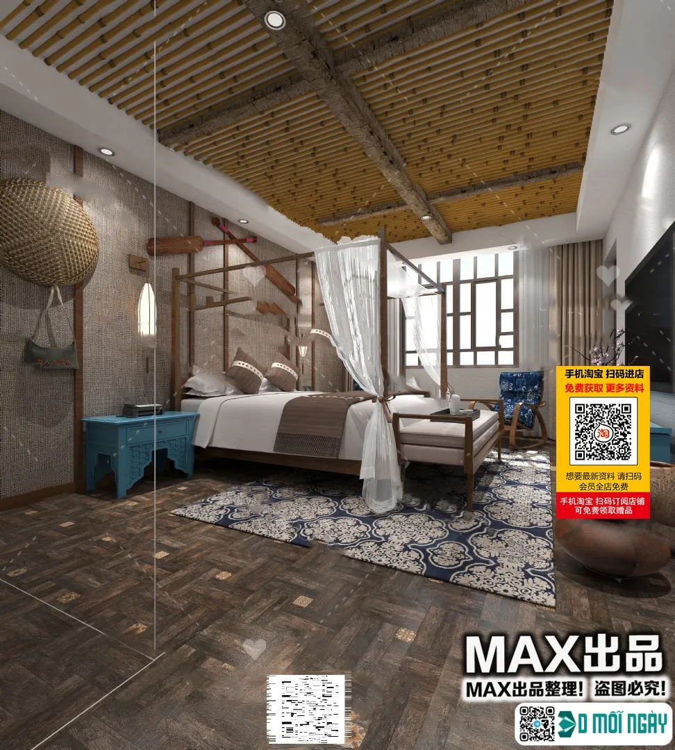 Homestay 3d models - 075 - 3909