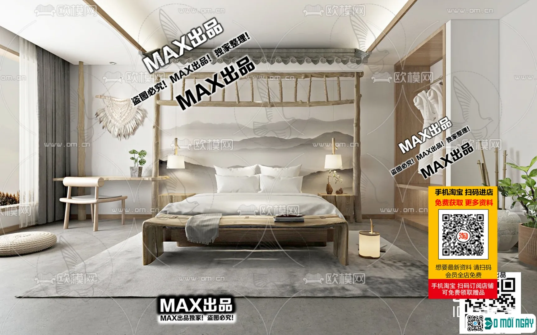 Homestay 3d models - 095 - 3929