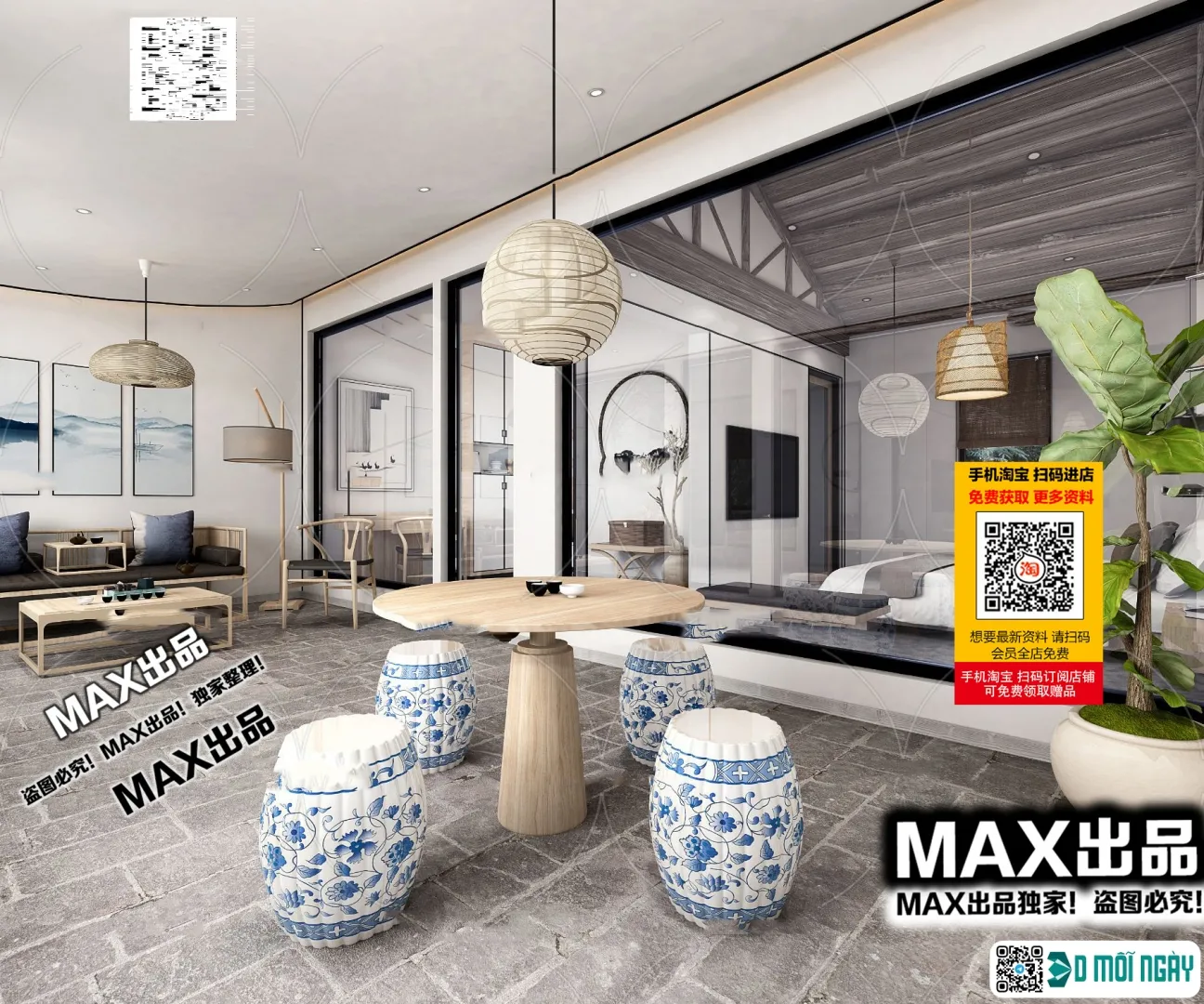 Homestay 3d models - 111 - 3945