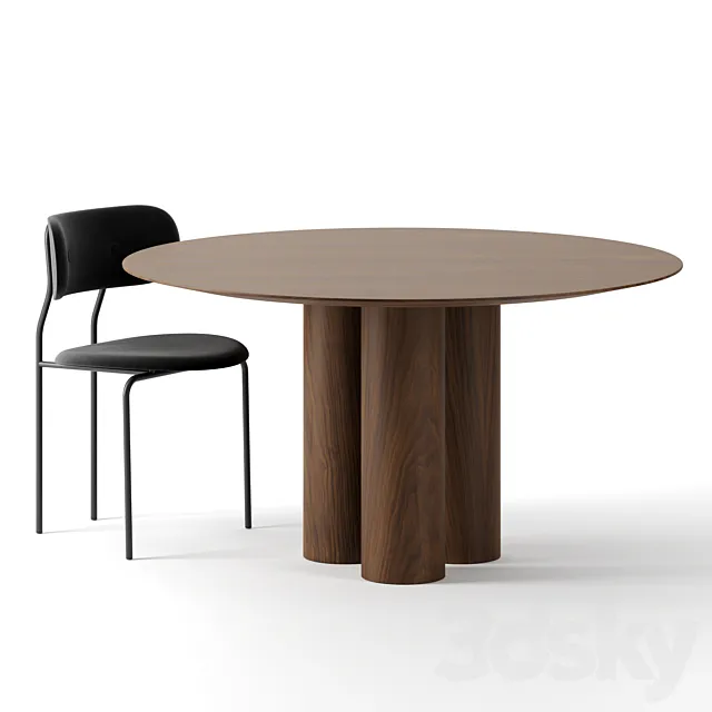 Hommage Grande Dining Table by Artilleriet 3DModel