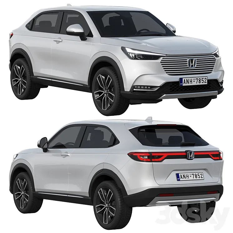 Honda HR-V 2022 3D Model Free