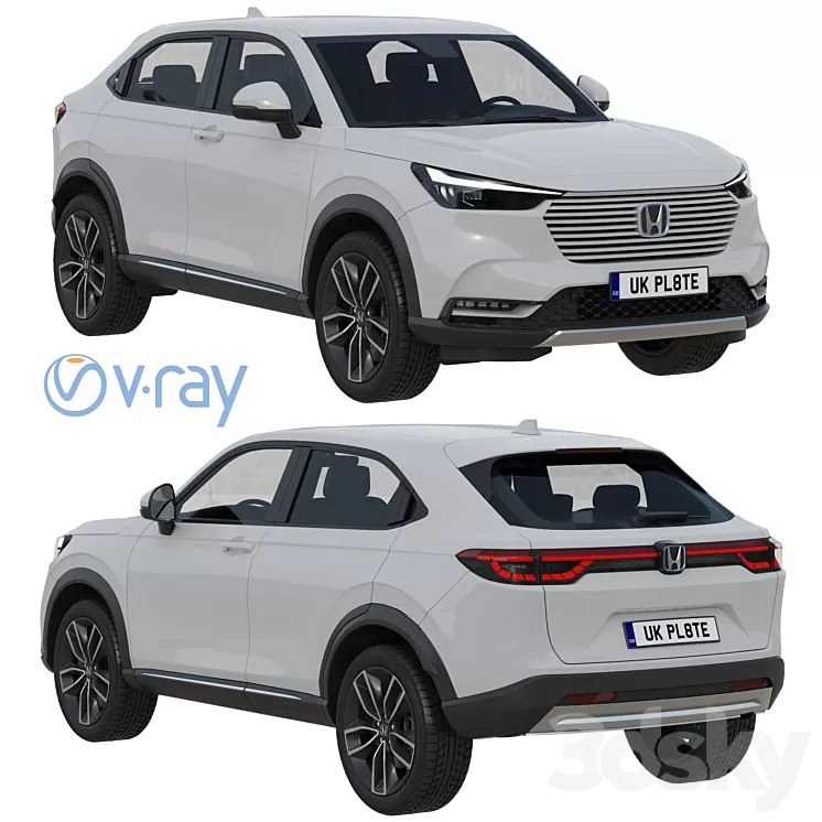 Honda HR-V 2022 3D Model Free