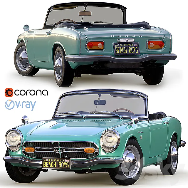 Honda S800 Cabriolet '66 3DModel