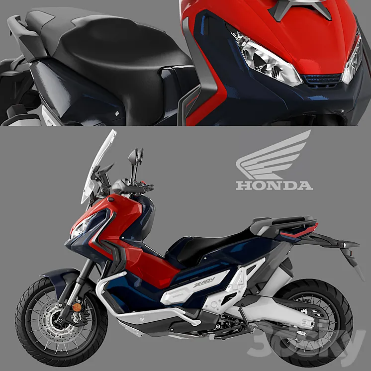 Honda X-Adventure 2016 3D Model Free